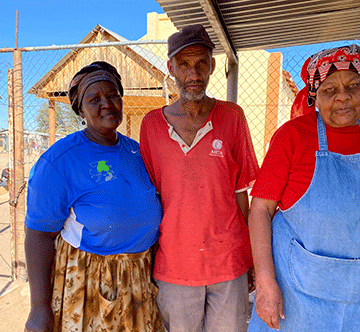 Mariental Pensioner feeds vulnerable