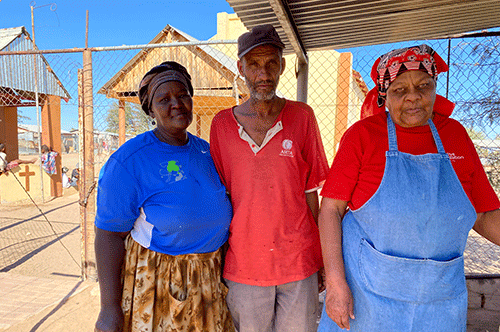 Mariental Pensioner feeds vulnerable