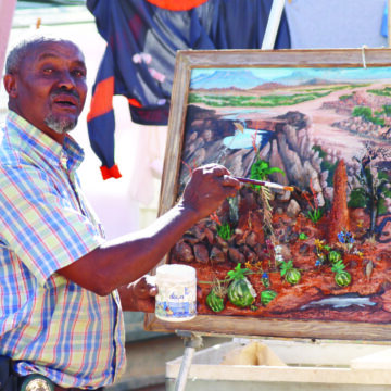 Mixed Media Artist 1 Struggling artist says nothing will stop him