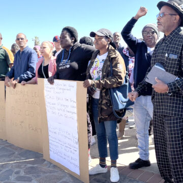 Protestors question RedForce’s donation 