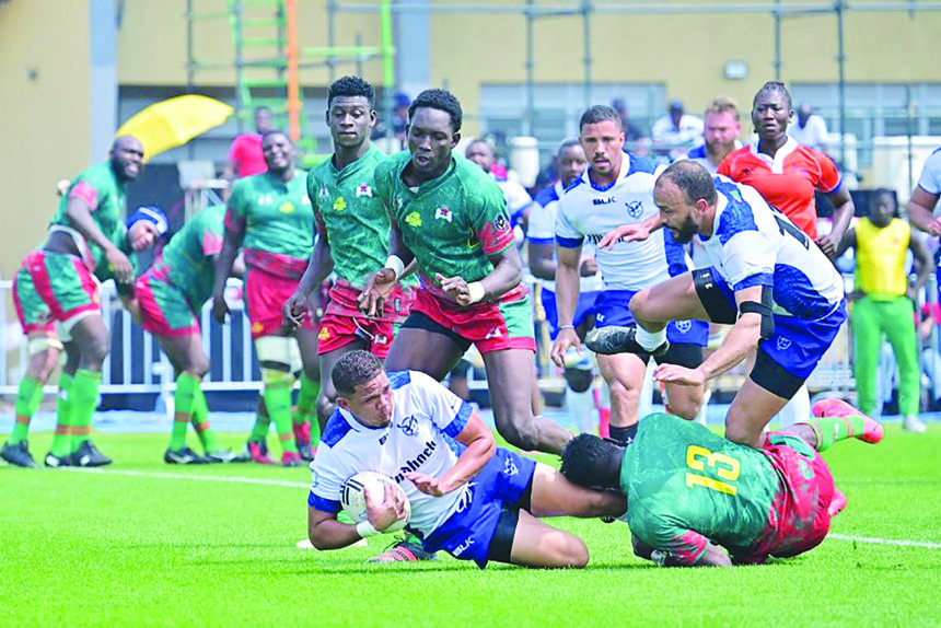 Rugby jpg Namibia kicks off Africa Cup with emphatic win …as they beat Burkina Faso