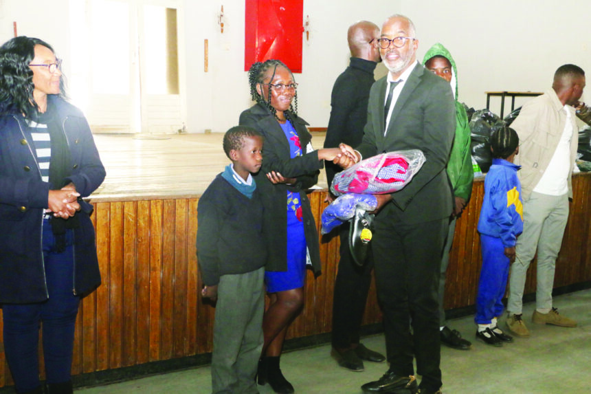 School Uniform Handover 2 Destitute Katutura pupils receive uniforms