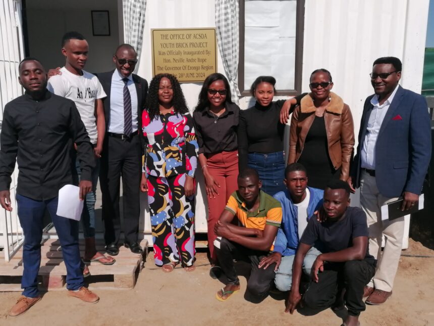 Youth Brick Making Project 1 Brick project targets youth employment