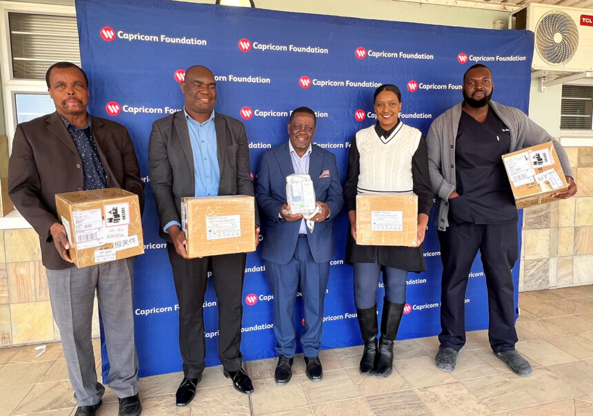 Capricon Capricorn donates infusion pumps at Omaheke … as malnutrition remains thorny