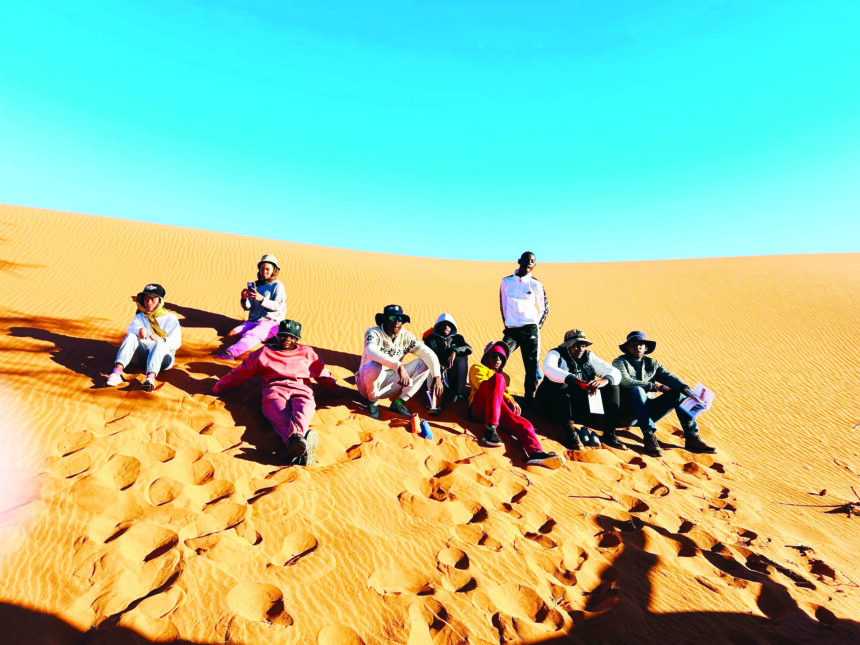 DagBreek learners Dagbreek learners soak in desert landscape