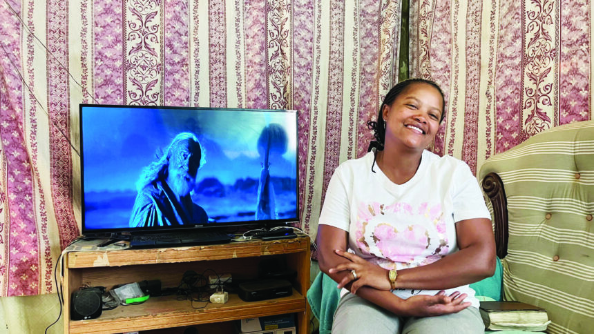 KAribib electricty Karibib switches on Harambee location’s lights