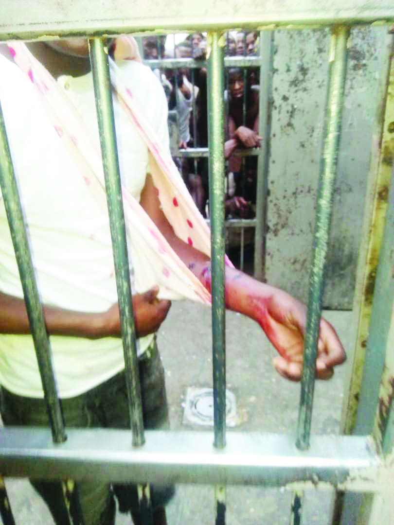 Prisoners beaten .. Police dragged for brutality