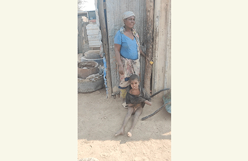 Crippled Omunaulema ta pumbwa ekwafo