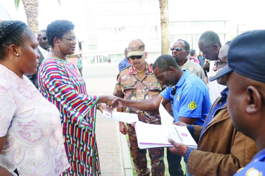 Petition Protestors demand SWATF payment, anti-gay laws