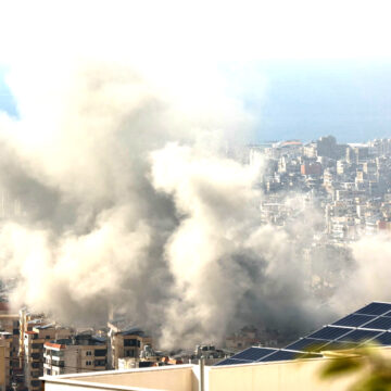 LEBANON-ISRAEL-PALESTINIAN-CONFLICT Israel’s Beirut strikes cause severe damage