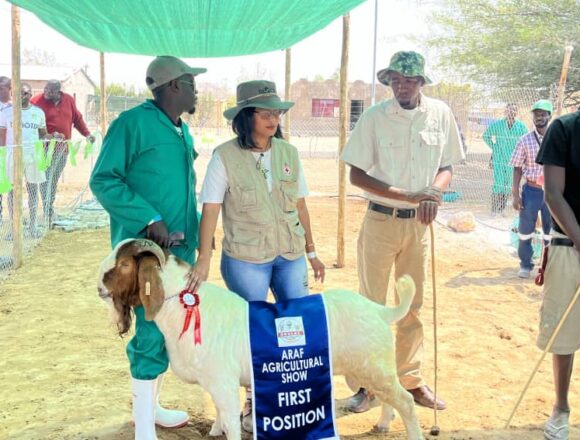 Farmer 3 Young farmer Boois steals hearts at Karibib show …empowering women through farming