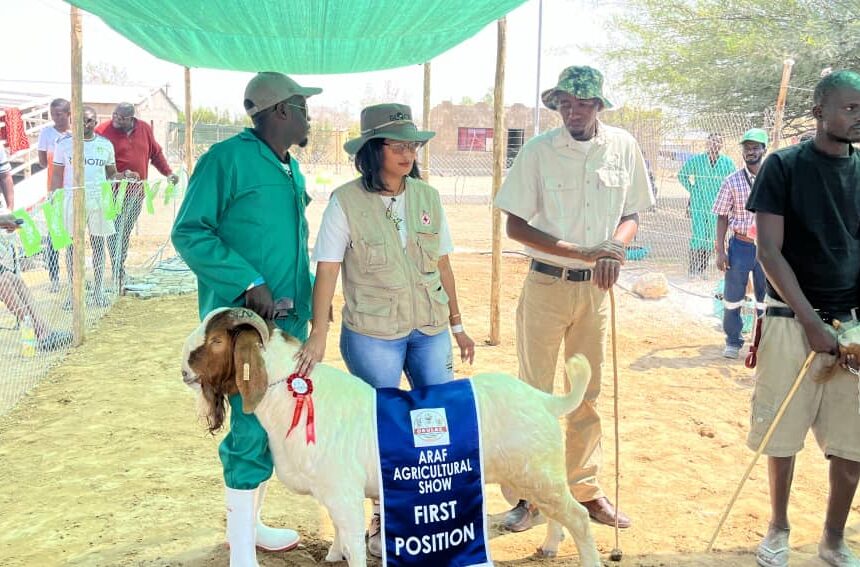 Young farmer Boois steals hearts at Karibib show …empowering women through farming