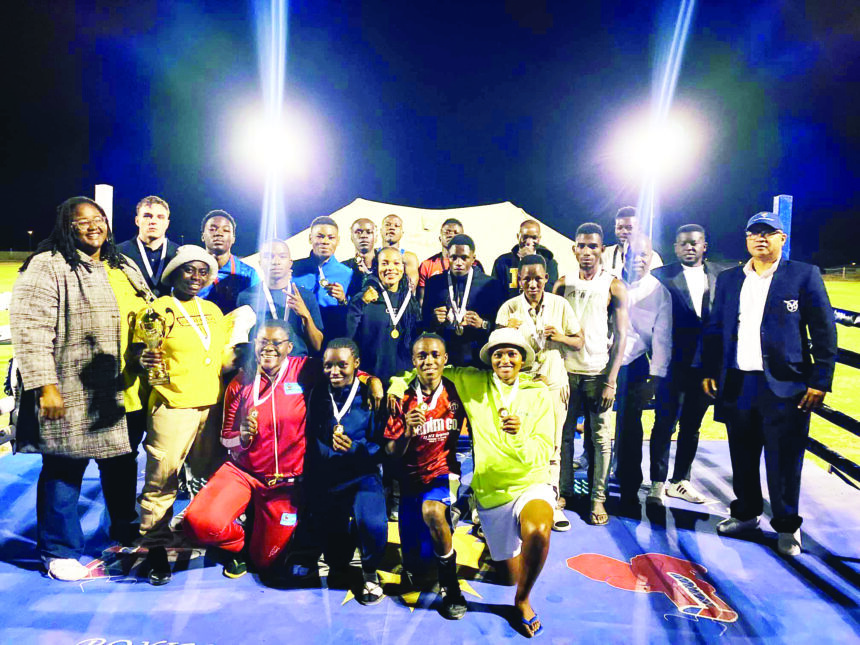 National champs jpg Khomas dominate boxing champ