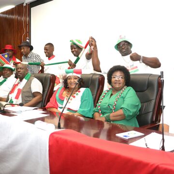 Nudo_Heather Erdmann (4) Muinjangue, Kauandenge retain top positions …as Nudo kicks congress can down the road