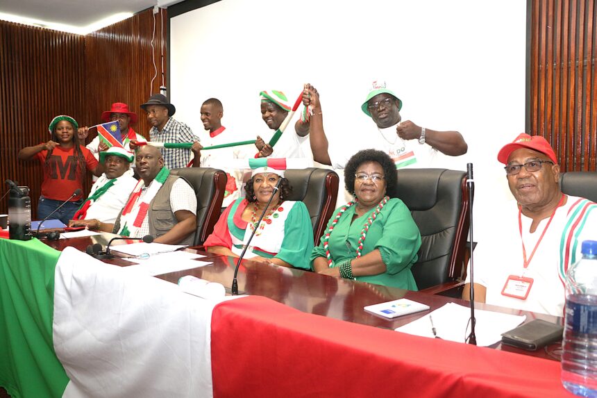 Nudo_Heather Erdmann (4) Muinjangue, Kauandenge retain top positions …as Nudo kicks congress can down the road